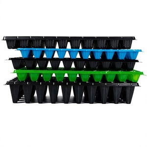 Thickened Flexible Fold-resistant <strong>PVC</strong> Seedling <strong>Tray</strong>, for Mass <strong>Flower</strong> Seedling Propagation. - Product Image 1