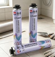 Mousse d'expansion en polyuréthane écologique anti-fissures pour l'installation de portes et fenêtres, le travail du bois et le transport