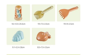 Juego de Juguetes de Playa para Niños, Cubo de Plástico para Excavar Arena, Botella de Agua, Palas, Herramientas de Juego Acuático para Niños - Product Image 2