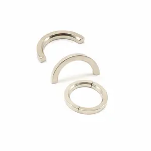 China Factory Customization N52 Semi Circle Neodymium Magnets Ndfeb Magnetic Ring