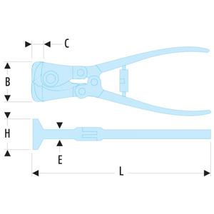 FACOM - 191A.22EL End-cutters - EAN 3148511443101 <b>PLIERS</b> AND CUTTERS DIAGONAL CUTTERS - Product Image 2
