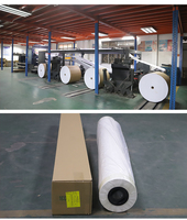 Papier de transfert par sublimation à séchage rapide grand format 70gsm/80gsm/100gsm/120gsm, rouleau de 44''/54''/63''/64''