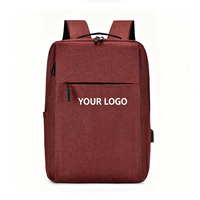 Sac à dos professionnel en tissu Oxford durable avec port USB, imperméable, grande capacité, bretelles à coussin d'air pour voyages et usage scolaire (vente en gros)