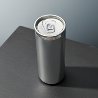 Modèles phares : Canette en aluminium élégante de 330 ml, de qualité alimentaire, inoxydable, à bords lisses et sans bavures, pour bière et café