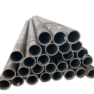 Труба из горячекатаной углеродистой стали API 5L ASTM A106 A53 Q235B 1045 Sch40 Sch80, сварная бесшовная длина 6 м от поставщиков стальных труб