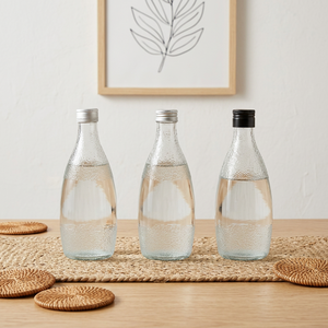 Botella de Vidrio Transparente de Alta Calidad de 375 ml, Libre de Plomo, para Bebidas, Agua, Vino, Sake, Whisky, Ron, <span class=keywords><strong>Vodka</strong></span> - Product Image 2