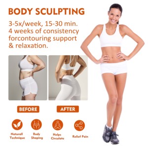 木制身体治疗套装 光滑弧形滚轮 纹理滚轮和瑞典杯 消脂按摩木制工艺品 - Product Image 5