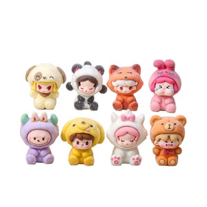Figurines en peluche Bubble Family floquées, 8 styles, jouets animaux de dessin animé pour enfants, décorations cadeaux - Product Image 5