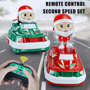 2,4 Ghz Santa Claus Rc Navidad parachoques coche Control remoto eyector catapulta vehículos Navidad parachoques choque coche con música ligera - Product Image 4