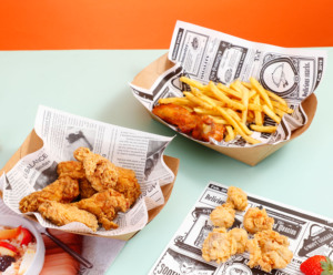 Papel de Envolver Alimentos para Hamburguesas y Sándwiches, Recubierto de PE, Ecológico, Impreso, Resistente a la Grasa, Blanco Mg, Recubierto por una Cara - Product Image 5