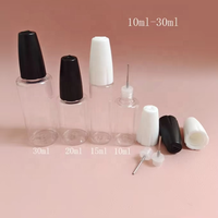 Flacon compte-gouttes en plastique transparent vide 10ml/20ml/30ml
