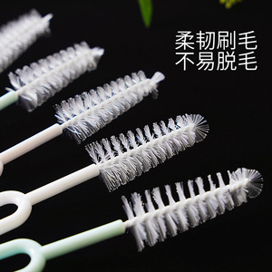 Brosse à bouteilles en nylon pour le nettoyage des tubes à essai et des bouteilles pour animaux de compagnie, poils doux qui ne perdent pas facilement leurs poils - Product Image 1