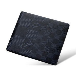 Portefeuille Homme Cuir Noir Trois Plis - Protection RFID - Marque Jinsted - Neuf Avec étiquettes
