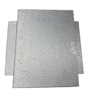 Ventilation Sandwich conduits d'air panneau Composite en aluminium PU panneau pré-isolé avec feuille d'aluminium des deux côtés pour pièce de système HVAC
