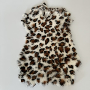 Pelle <span class=keywords><strong>di</strong></span> Coniglio Vera con Stampa Leopardata e Tigrata, Morbida Pelle per Artigianato Fai-da-Te, Fodere, Abbigliamento - Product Image 2