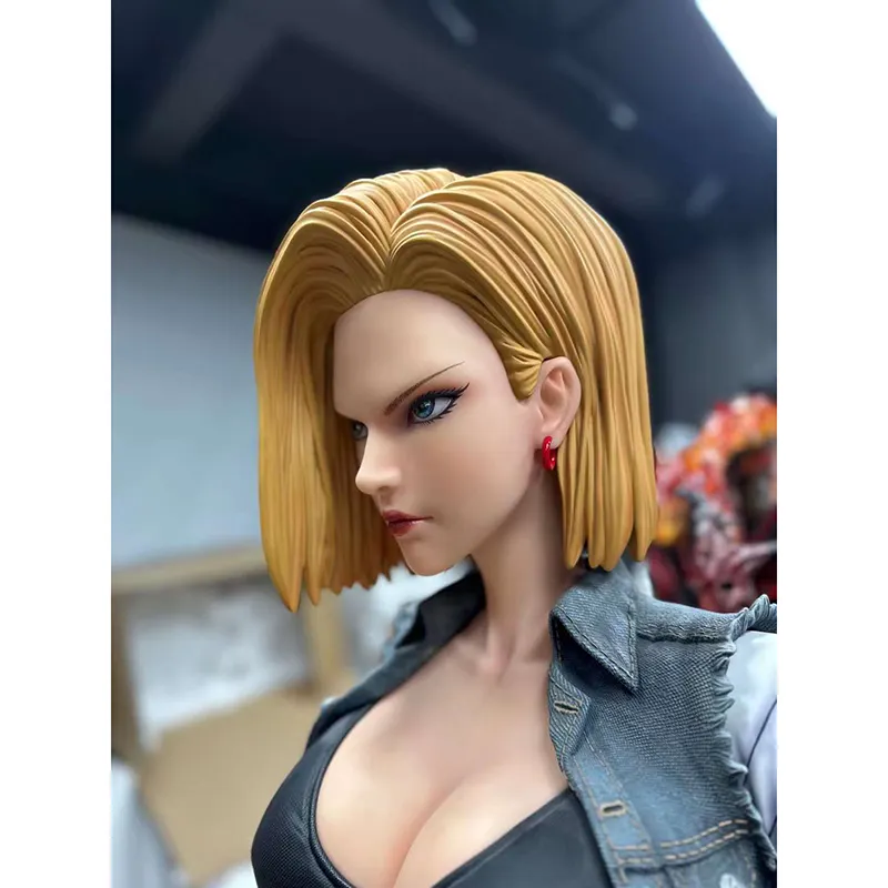 カスタマイズされた粘土モデルセブンドラゴンボール悟空アニメレジン18番号スタチュードラゴンボールZドラゴンボールフィギュアベジータ彫刻