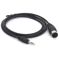 5-poliges Din-Stecker auf 3,5-mm-Stereo-Stecker Profession elles Audio kabel für Computer, MP3/MP4, Stereoanlagen