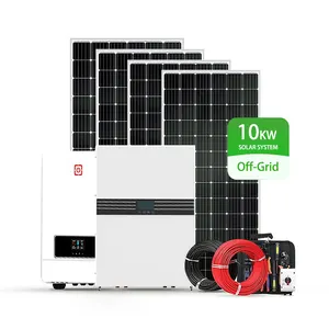 أنظمة طاقة شمسية بقدرة 10 كيلو وات سعر منخفض نظام طاقة شمسية عالي الكفاءة أنظمة طاقة شمسية منزلية