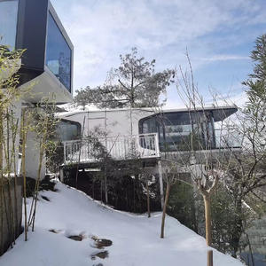 Maison de vacances en pleine nature, maison de type camping, maison intégrée de style futuriste, maison mobile en aluminium étoilée - Product Image 4