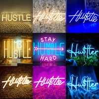 Livraison rapide, dropshipping, enseigne au néon LED personnalisée, décoration publicitaire en acrylique avec télécommande, étanche IP67 pour les fêtes