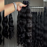 Nouveauté de l'usine en gros : Lots de cheveux humains vierges vietnamiens bruts non traités, 100% naturels, de 10 à 30 pouces, commande directe