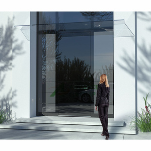 Porte principale en acier inoxydable avec barre anti-<span class=keywords><strong>panique</strong></span> pour immeuble de bureaux - Product Image 1