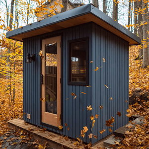 현대 디자인 전체 스펙트럼 오존 적외선 사우나 스파 캡슐 하이드로 마사지 전기 스팀 레드 라이트 요법 아파트 사용 - Product Image 1