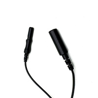 Capteur EEG avec câble d'extension anti-interférences, connecteur mâle-femelle à blindage élevé, adapté aux systèmes EEG médicaux