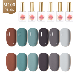 AILANUO โรงงานผลิตยาทาเล็บเจลยูวีแบบมืออาชีพ รับผลิตตามสั่ง 6 สี 15 มล. น้ำยาทาเล็บ แบรนด์ส่วนตัว อุปกรณ์ทำเล็บ - Product Image 1