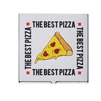 Pizza-Karton in allen Größen: 9, 10, 11, 12, 14, 18 Zoll – Schwarze Kartonage, Individuelles Design, Blanko – Hersteller von maßgeschneiderten Pizzakartons