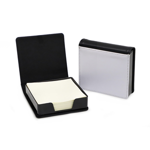 Cá nhân hoá tùy chỉnh PU da vuông dính Lưu ý trường hợp thăng hoa trống ghi chú dính hộp - Product Image 1