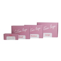 Nouvelle boîte d'expédition en carton ondulé rose personnalisée Pulida 2026 pour la logistique