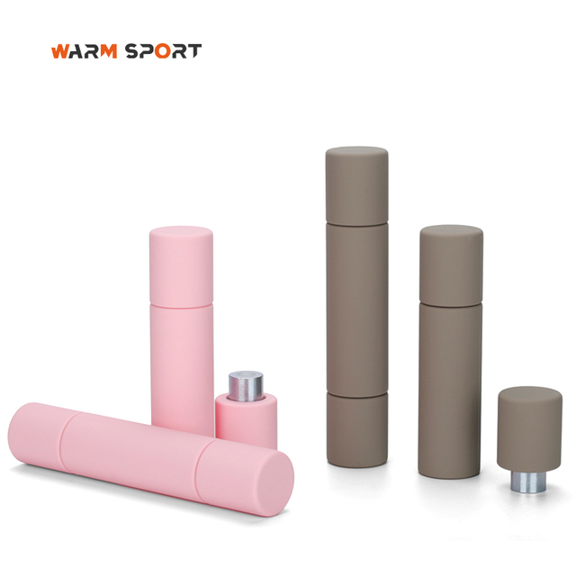 Custom Logo Portable Home Gym Training Adjustable Three Section Small 4KG Dumbbells Hand Weight Soft Silicone Cast Iron Dumbbell