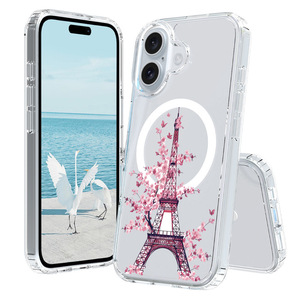 <span class=keywords><strong>Coque</strong></span> de téléphone portable <span class=keywords><strong>fleur</strong></span> magnétique pour <span class=keywords><strong>iPhone</strong></span> 16 15 14 13 12 <span class=keywords><strong>11</strong></span> <span class=keywords><strong>coque</strong></span> de téléphone portable TPU antichoc - Product Image 3