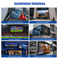 Écran publicitaire LED d'extérieur de haute qualité RX, personnalisé, HD, IP65, P6 P8 P10, étanche, Pantalla Led Advertising