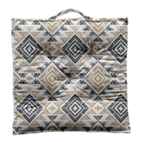 Coussin de siège arrière ergonomique tissé de style Majlis traditionnel arabe, rembourrage en mousse à mémoire de forme, 100 % coton, pour la maison