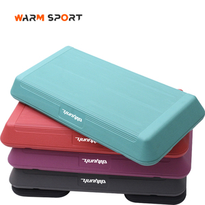 Équipement de fitness de haute qualité en usine Logo personnalisé Surface antidérapante 72 CM étape aérobie en plastique réglable - Product Image 5