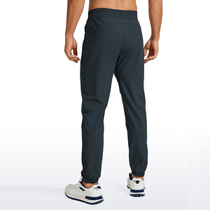 Custom Logo High Quality <strong>Nylon</strong> Spandex Gym Fitness <strong>Training</strong> Track Pants for Men - Product Image 2