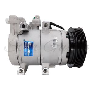 ضاغط تكييف هواء HS18 97701-26200 97701-38170 لسيارات هيونداي سانتا في وسوناتا وكيا أوبتيما 1999-2006، مضخة 6PK 128 مم - Product Image 2