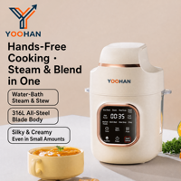 Robot de Cocina para Bebés 5 en 1: Vaporera, Licuadora y Procesador Eléctrico Multifuncional