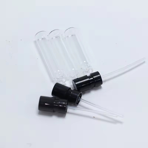 Eco-friendly Recyclable Custom Empty Round clear Perfume Sample <b>Bottle</b> 1.5ml 2ml 3ml 5ml <b>Mini</b> Perfume <b>Bottle</b> With Spray Cap - Product Image 3