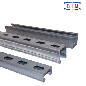 Canale Unistrut P1000T 1-5/8 X 1-5/8 Pollici 41X41X2.5mm Zincato Elettroliticamente con Struttura Scanalata ad Alta Resistenza - Product Image 4