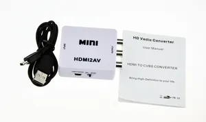 KUYIA Mini Composite HDMI CVBS RCA To AV Video Converter Adapter 720p 1080p HRCA