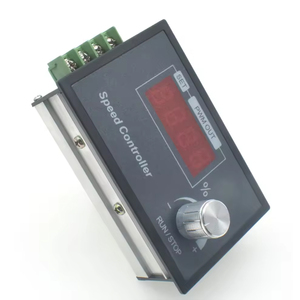 DC6-60V 30A Max DC Motor hız kontrolörü PWM dönen düğme kodlayıcı LED dijital ekran fırça Motor kontrol modülü 1-100kHz - Product Image 5