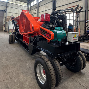 Vente à bas prix de concasseur à mâchoires mobile PE400x600, utilisé pour la production d'agrégats. Ligne de production de concassage de granit et de minerai d'or. - Product Image 2