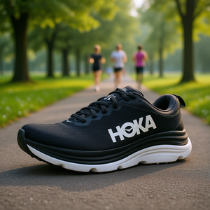 Zapatillas Deportivas para Mujer Hoka Gaviota 5, Color Negro y Blanco, Parte Superior de Malla, Suela de Goma, Entresuela de EVA, Ropa Deportiva de Primavera - Product Image 2
