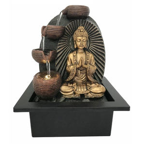 Statua di Buddha Seduto in Resina Intagliata a Mano - Spedizione Rapida, Scultura <span class=keywords><strong>della</strong></span> Serenità per Altare Domestico, Ornamento da Giardino e Decorazione Artistica Religiosa - Product Image 1
