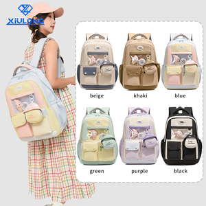 Mochilas escolares de calidad al por mayor, estilo anime, con ventana transparente para exhibir insignias, lindas mochilas Itabag para niñas, mochila para estudiantes - Product Image 1