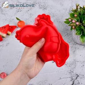 MUYULINS cartoon baking <b>silicone</b> high-temperature resistant pan pudding dessert decoration <b>tool</b> cake mousse mold - Product Image 6