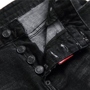 Pantalones Vaqueros de Moda Urbana para Hombre 2025 - Pantalones de Mezclilla de Pierna Recta Holgados y Rotos de Alta Calidad, Suaves y Elásticos - Product Image 6